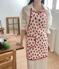 Little Strawberry Bib Apron