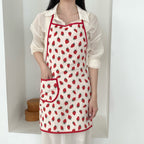 Little Strawberry Bib Apron