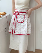 Cloud Bunny Apron:Red