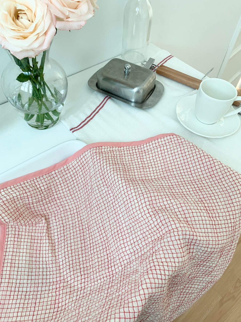 Pink Ribbon Apron
