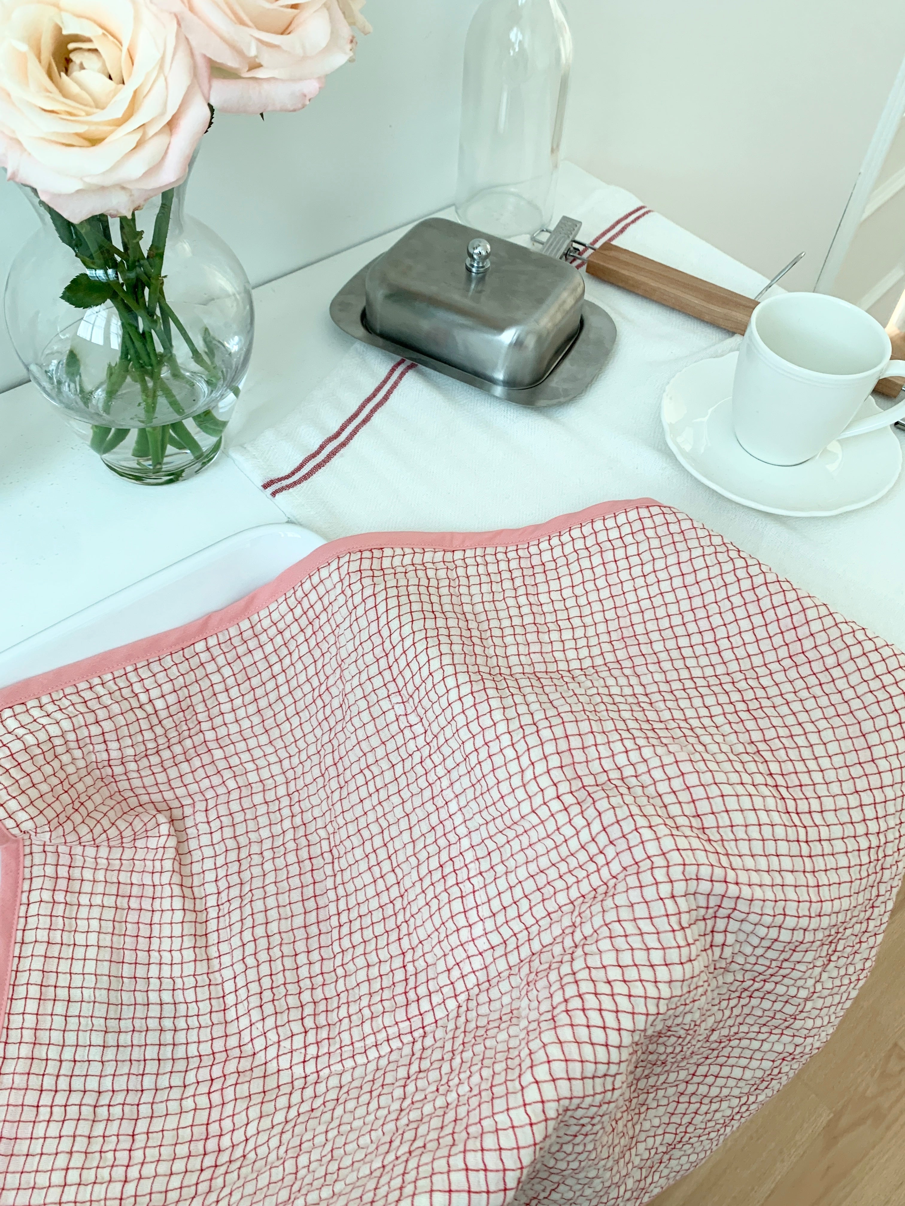 Pink Ribbon Apron