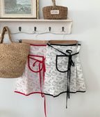 Cloud Bunny Apron:Black