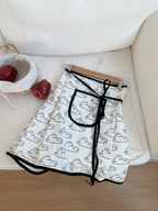 Cloud Bunny Apron:Black