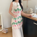 Garden Radish Bib Apron