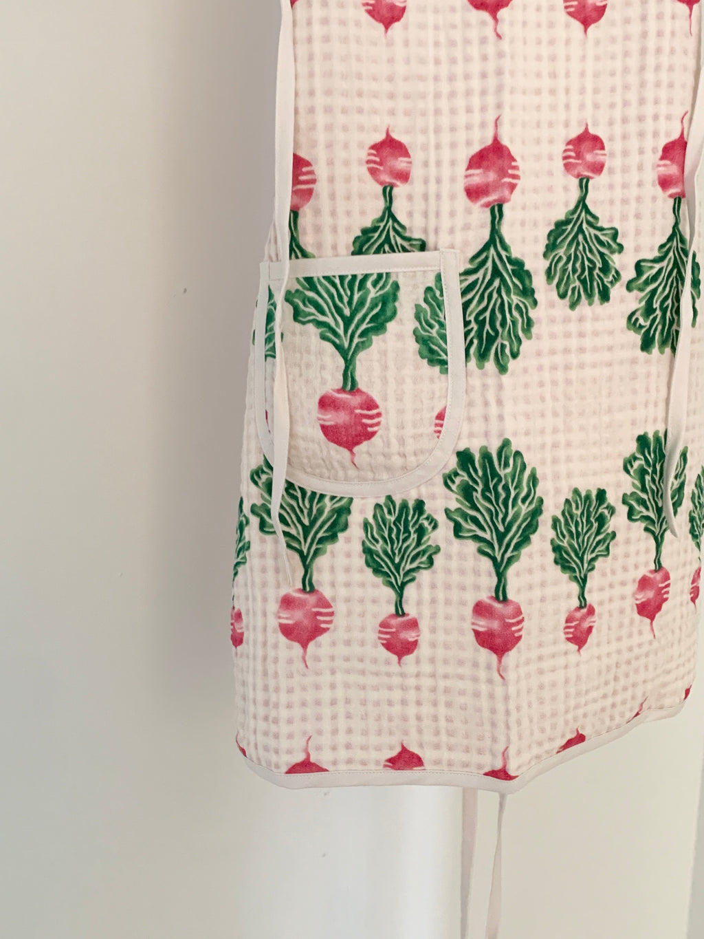 Garden Radish Bib Apron