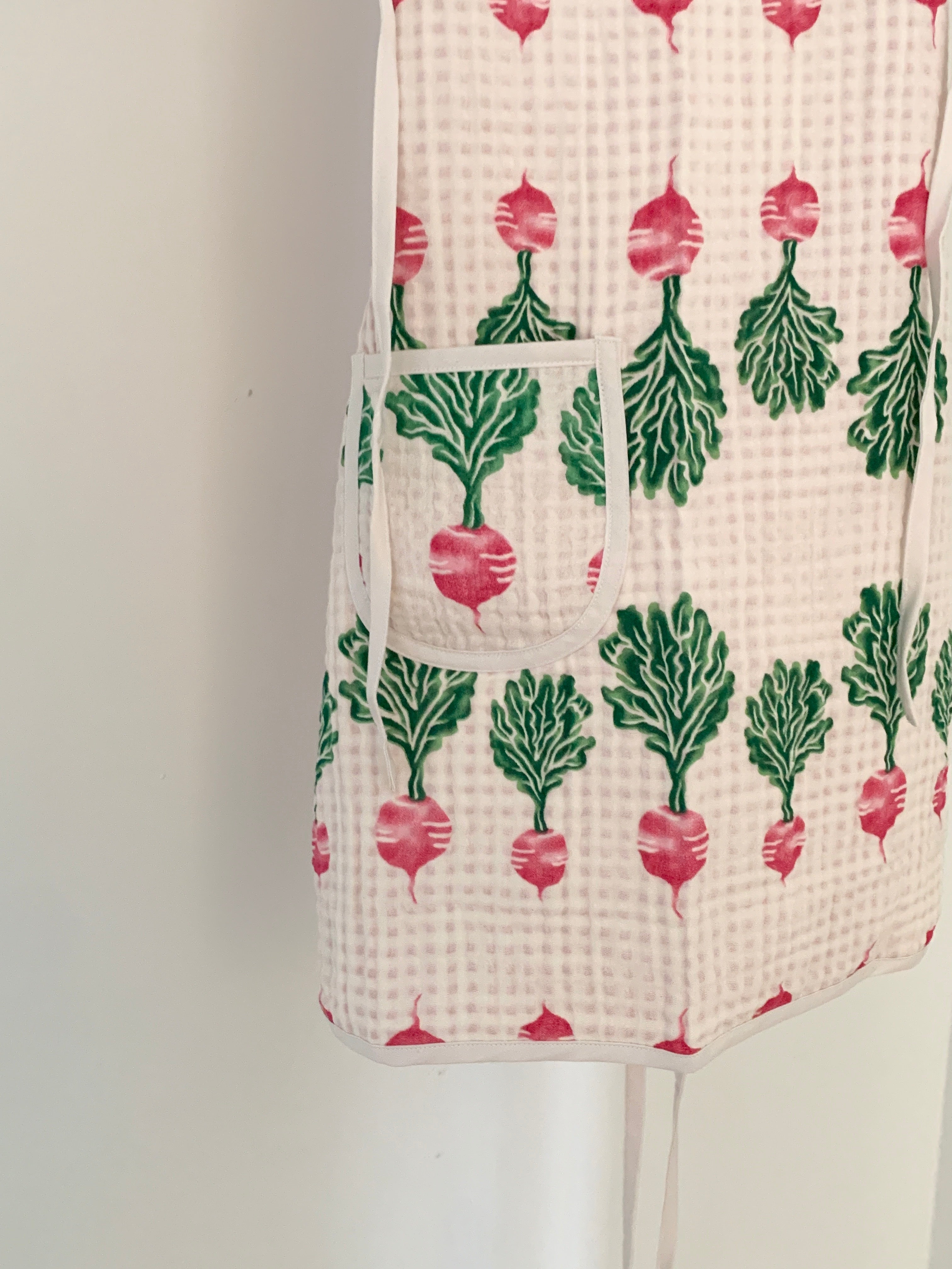 Garden Radish Bib Apron